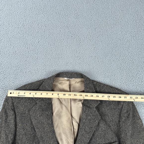 Alexander Lloyd Tweed Executive Blazer Men 48L Houndstooth Flecked Speckled Wool - Picture 9 of 16